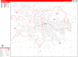 Red Line Map Example